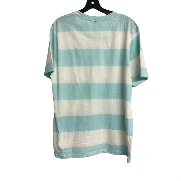 Denim & Flower Ricky Singh men’s strip T-shirt size large - Picture 2 of 5